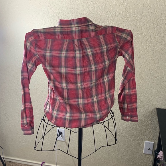 RALPH LAUREN PLAID BUTTON DOWN SHIRT - Picture 6 of 6